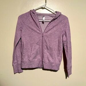 90 Degree By Reflex Girls’ Purple Zip-Up Hoodie